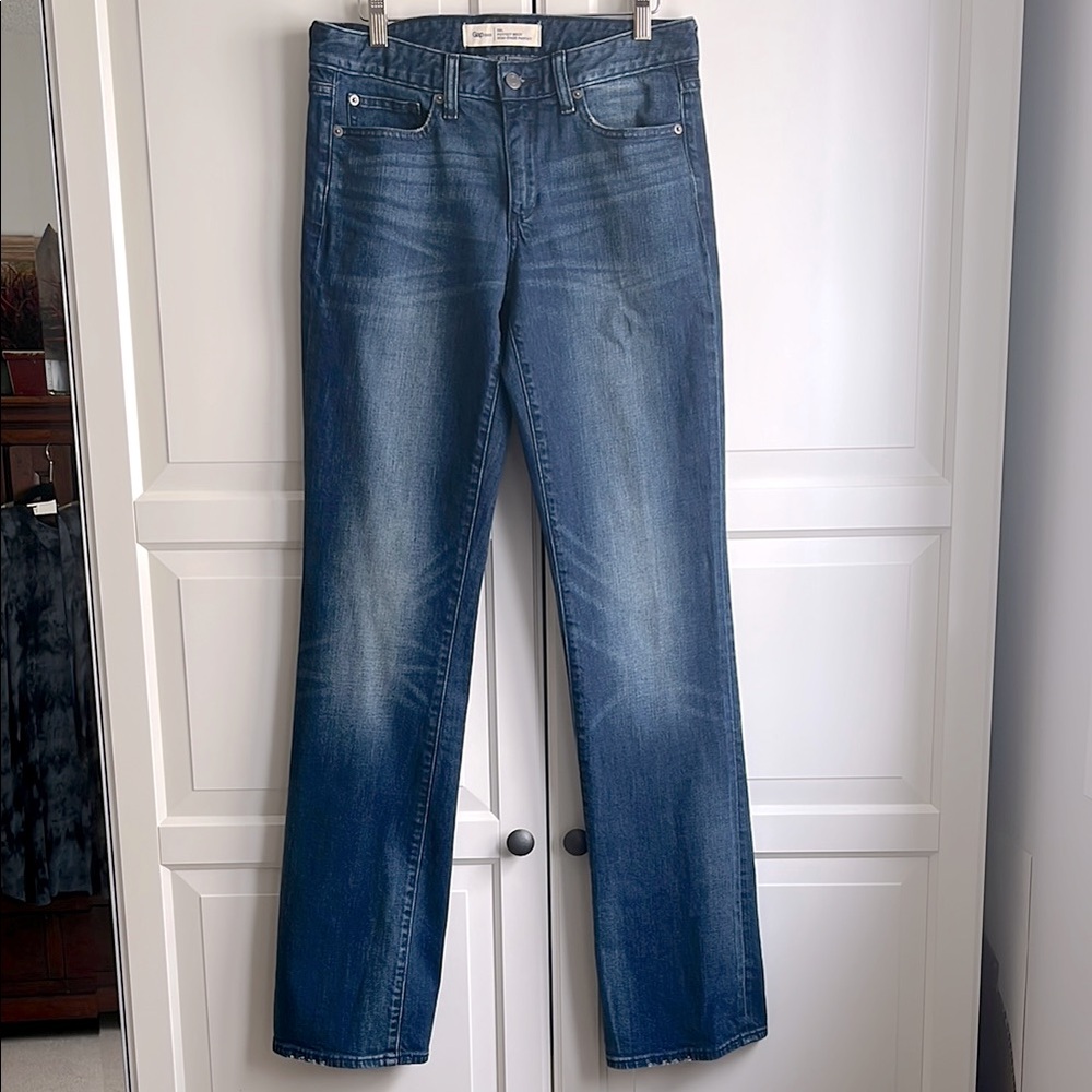 Gap 1969 perfect boot midrise jeans size US 28 long